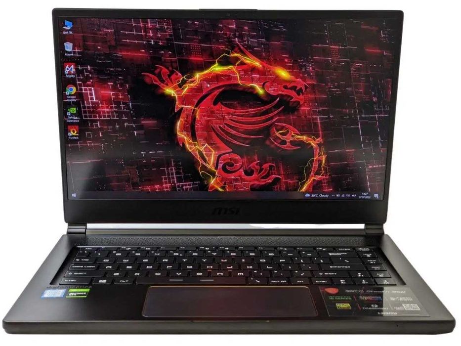 MSI GS65 Stealth 15.6" i7-9750H GTX 1660Ti 16/512gb