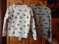 Bluzy z nadrukiem Cropp/House S/małe M
