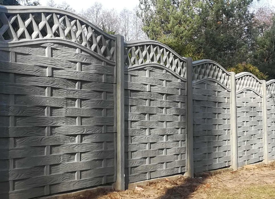 Płyty betonowe ogrodzeniowe, płot, ogrodzenia betonowe - Producent