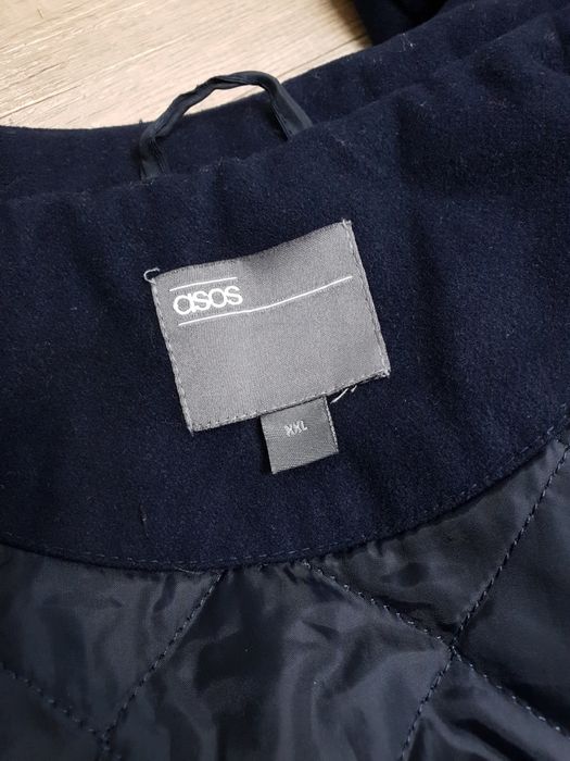 Ocieplana kurtka męska wełniana Asos 2XL XXL