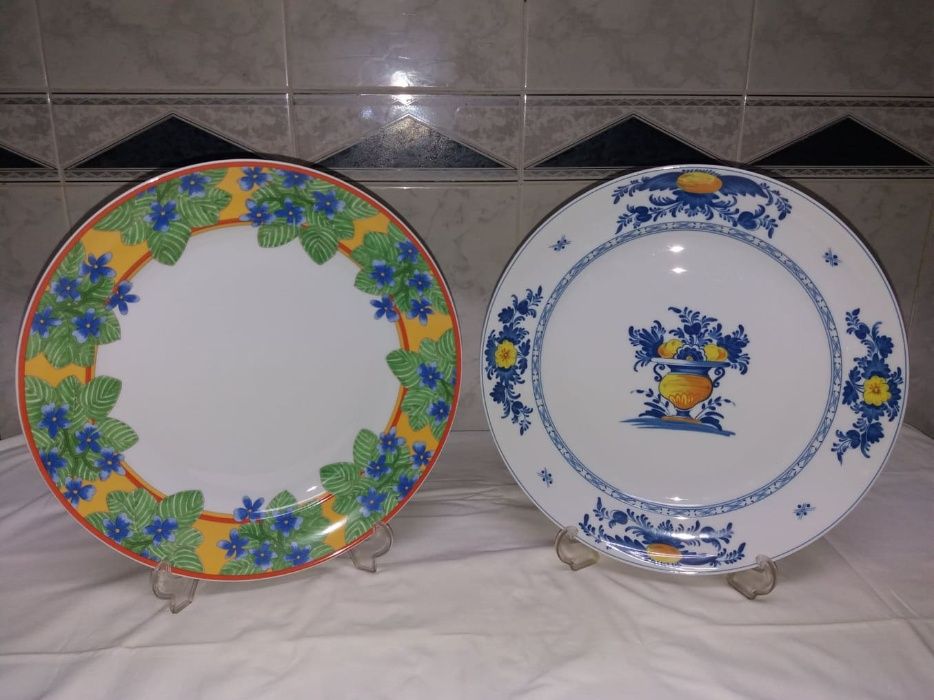 Prato de 33cm Vista Alegre- Coleção Danúbio