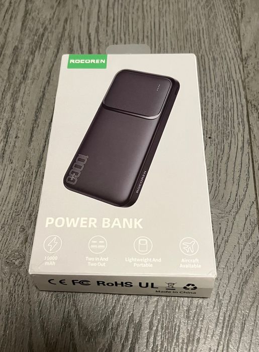Powerbank Rocoren Павербанк Baseus 37w 10000mAh Новий Оригінал