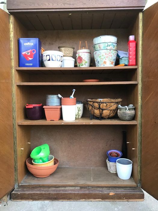 Stara szafa dębowo sosnowa