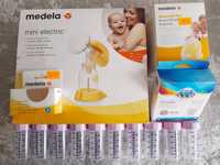 Laktator elektryczny Medela + akcesoria+gratis Pampersy