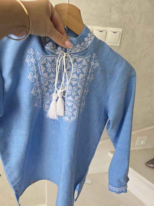 Красива Вишиванка для хлопчика 9-10 років