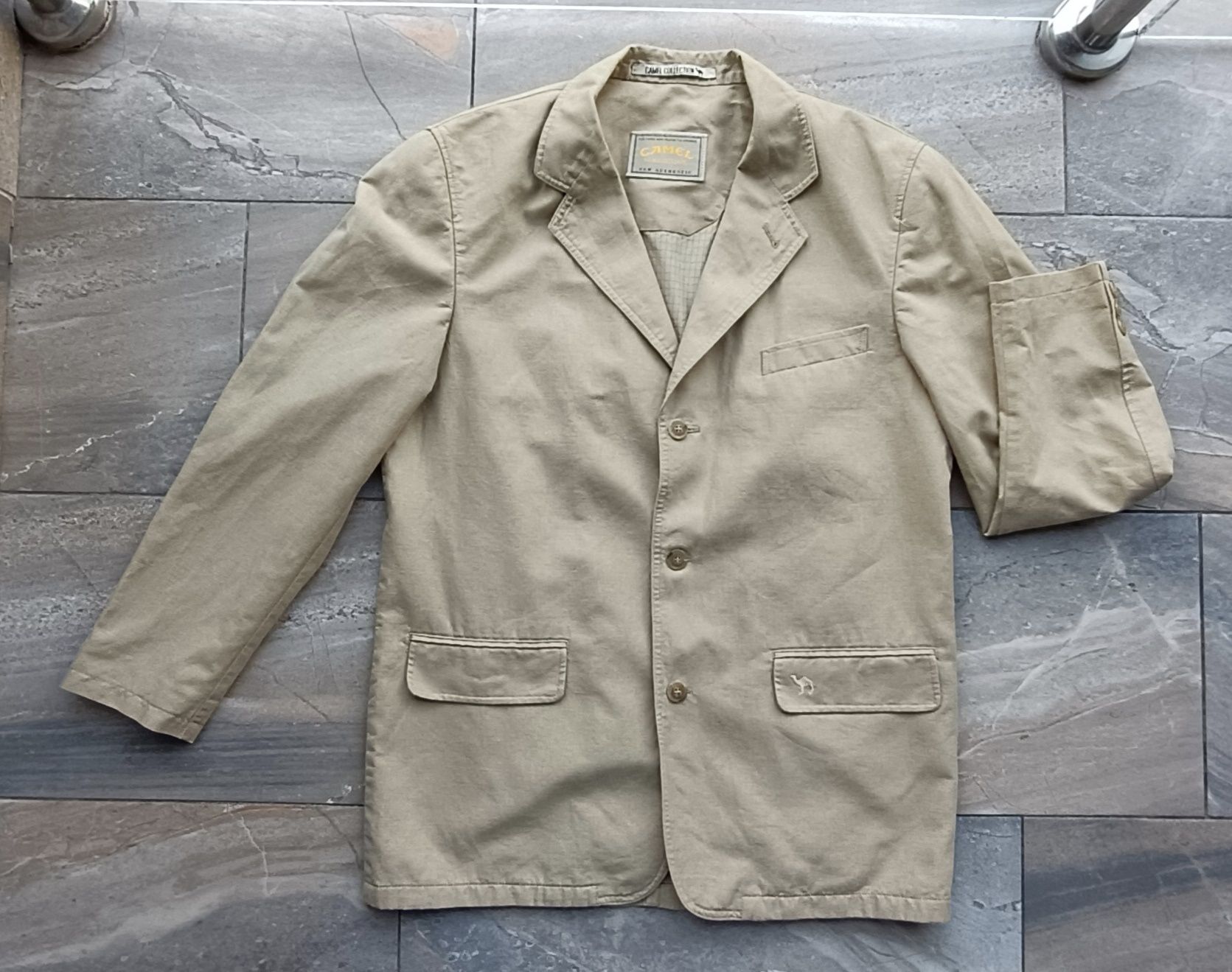 Camel Collection New Authentic rozmiar 52  L XL klata 61x2 marynarka z