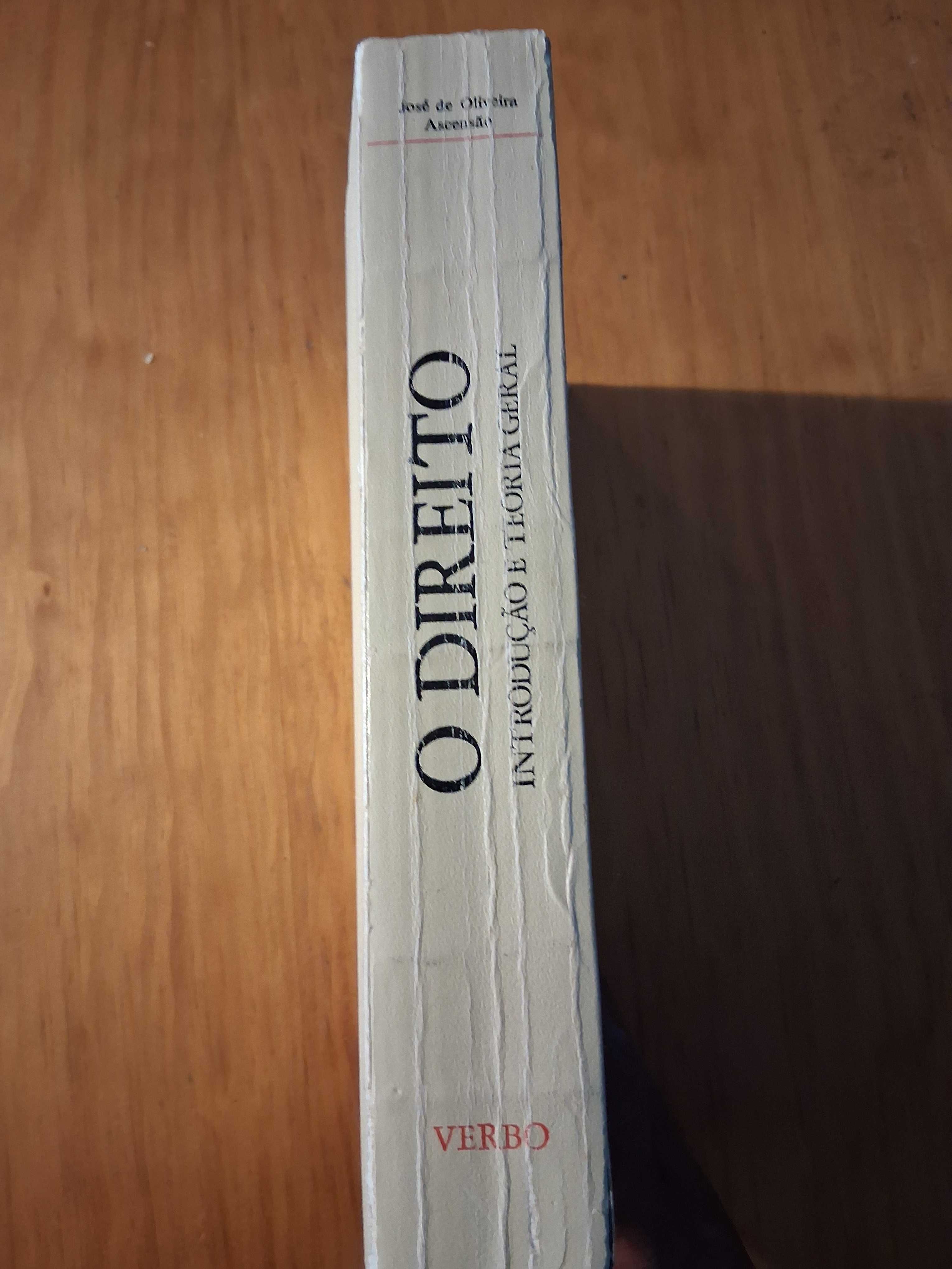 Livro "O Direito" 4º edição de 1987, José De Oliveira Ascensão
