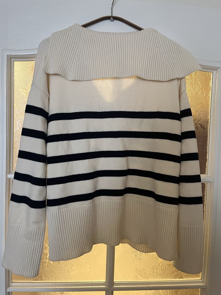 Sweter w paski Zara