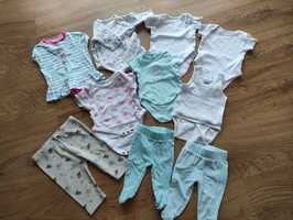 Ubranka niemowlęce dziewczęce r. 50-56