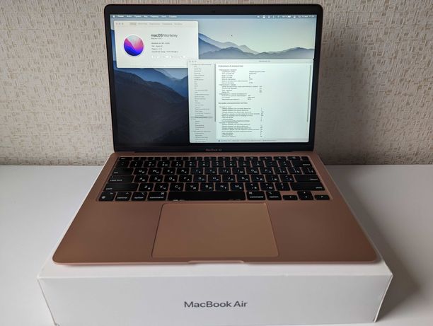 MacBook Air M1 A2337 Gold 8/256 как новый/комплект