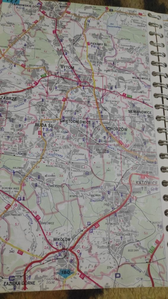 Atlas samochodowy Polska 1995