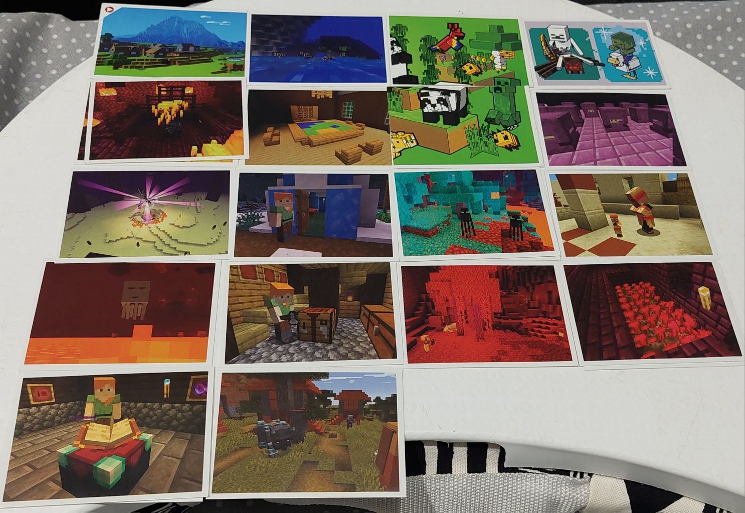 Cromos Minecraft Mojang conjunto de 40 Cromos