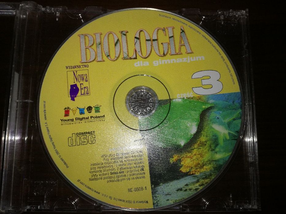 Płyta biologia 3 dla gimnazjum nowa era do biologii