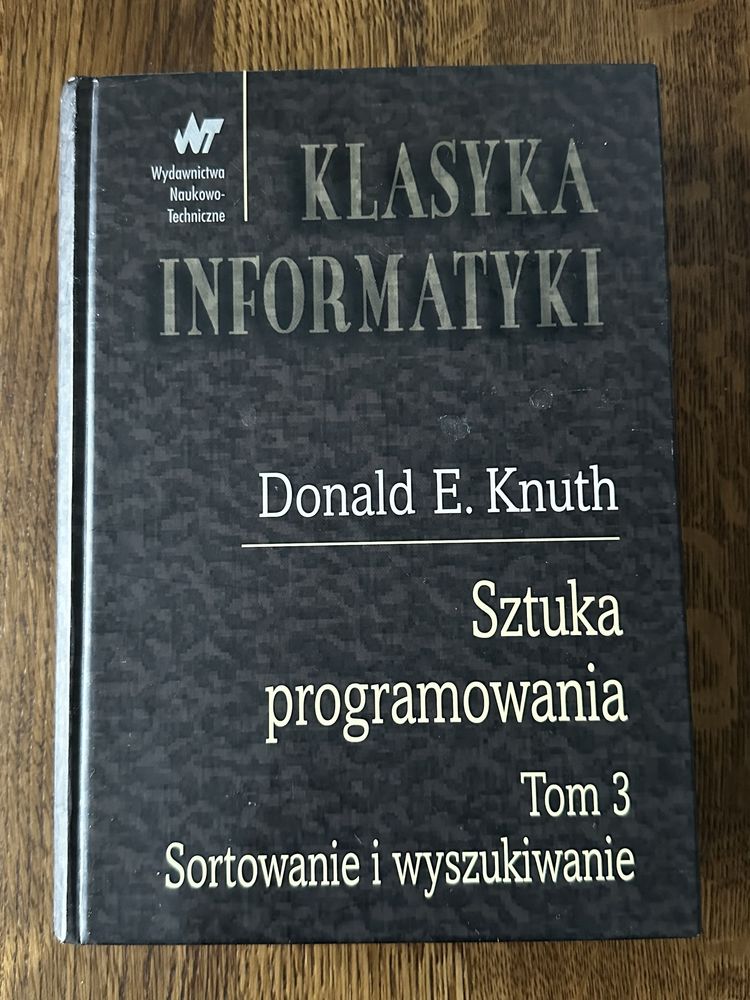 Sztuka programowania tom I-III. Donald E. Knuth (WNT)
