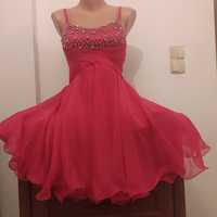 Sukienka sukieneczka różowa S/XS