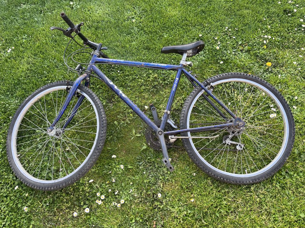 Niebieski rower shimano 26
