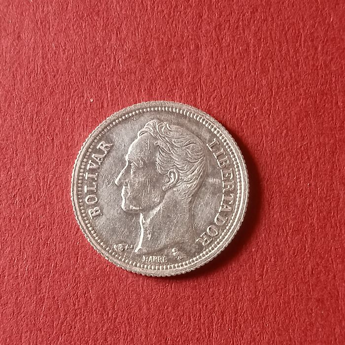 moeda prata venezuela bolivar