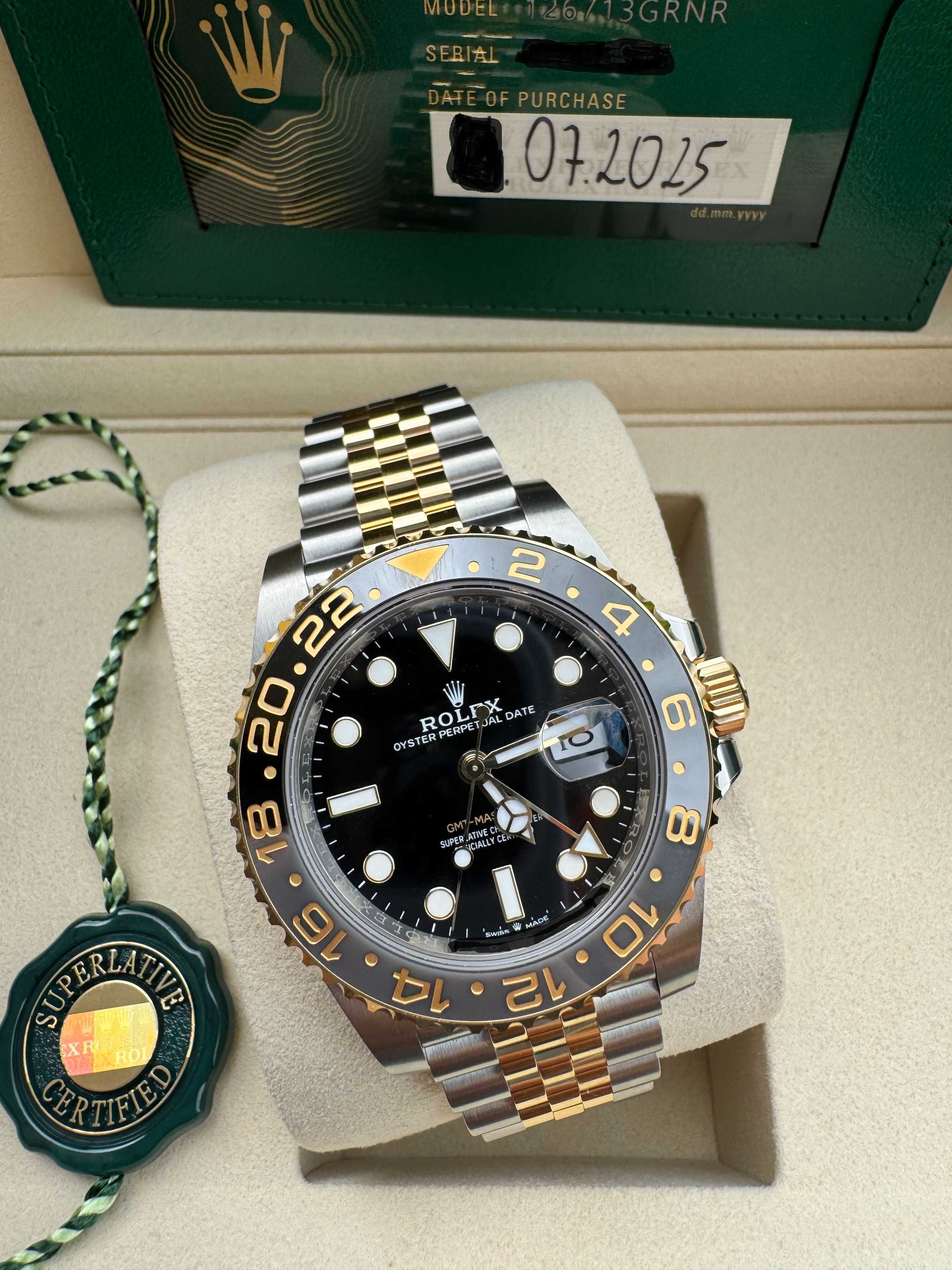 Rolex GMT Master II 126713 GRNR  Nowy 2025r.