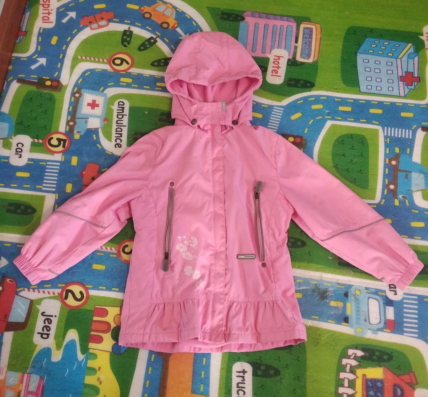 Куртка ветровка для девочки 104 110 рост 4 5 лет