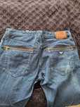 Męskie Spodnie jeansowe jeansy (dżinsy) AJ Armani jeans