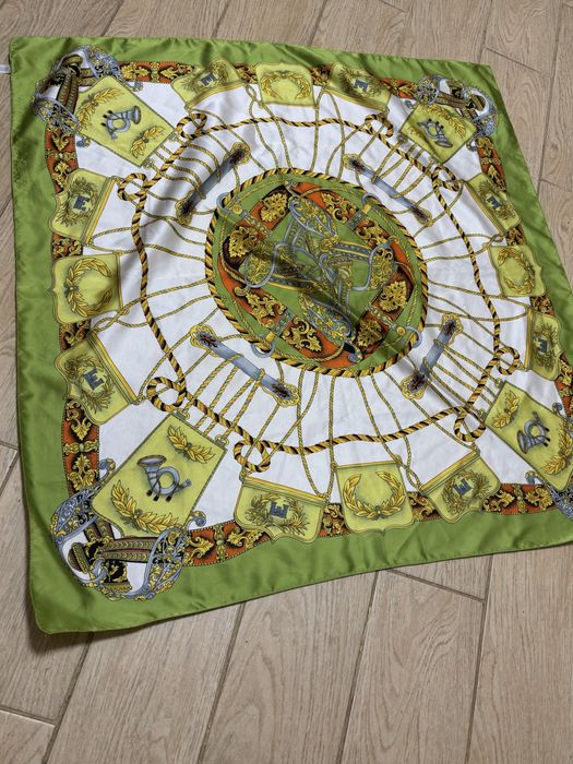 Вінтаж Хустка Платок Hermes style made in italy Versace Chanel Gucci