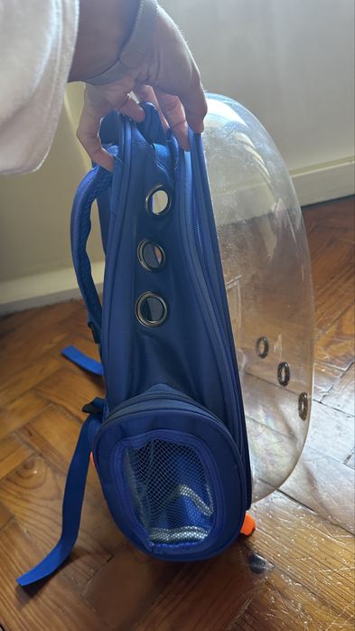 Mochila transportadora de gatos ou cães (pequeno porte)