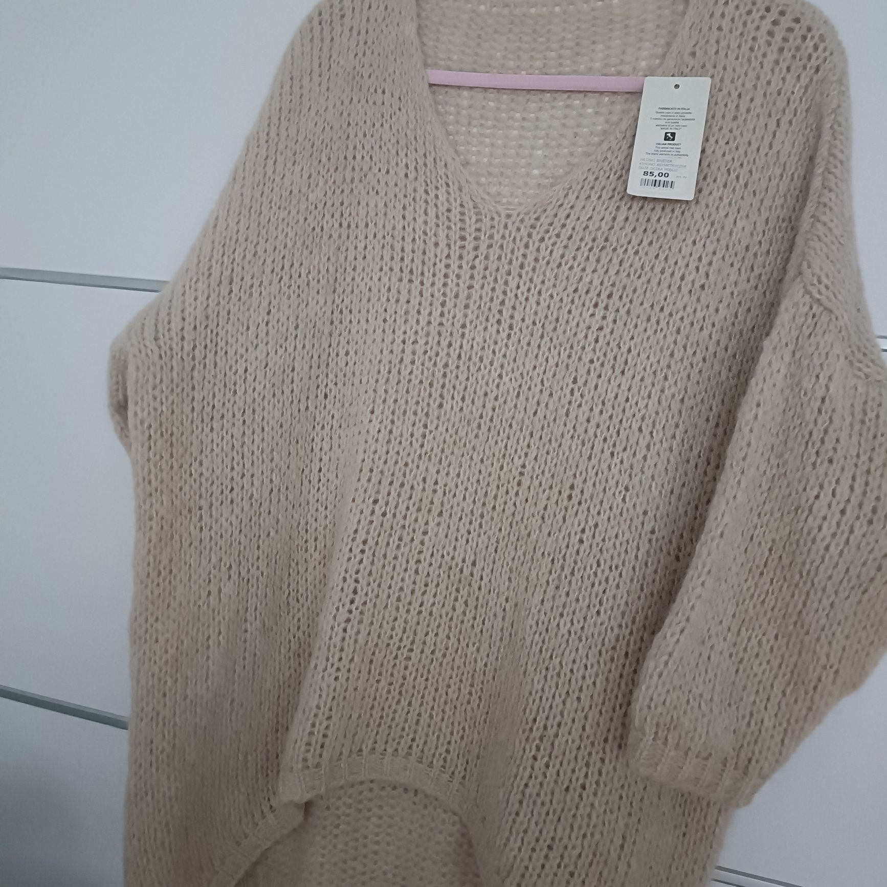 Sweter luźny fason oversize