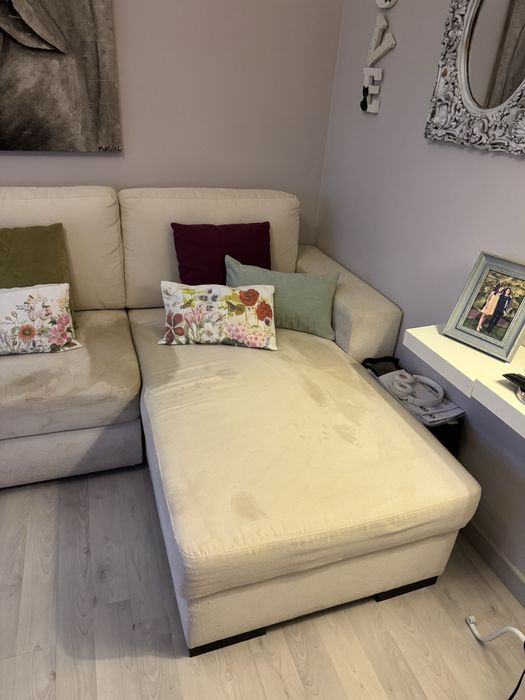 Sofa 3 lugares, com chaise longue e cama