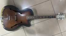 Gitara jazzowa akustyczna antyk
