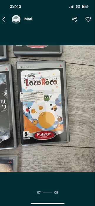 Sprzedam gry na psp stan bardzo dobry