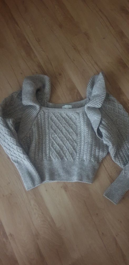 Crop topowy sweterk H&M S
