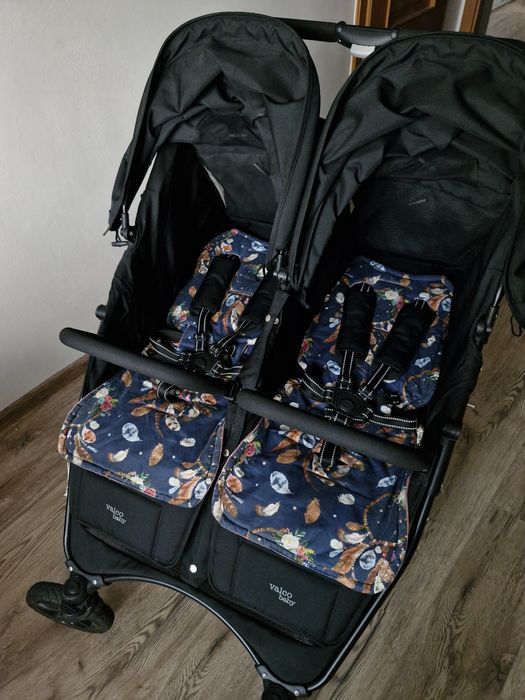 Valco Snap Duo Sport- wózek bliźniaczy z adapterami do nosidełek