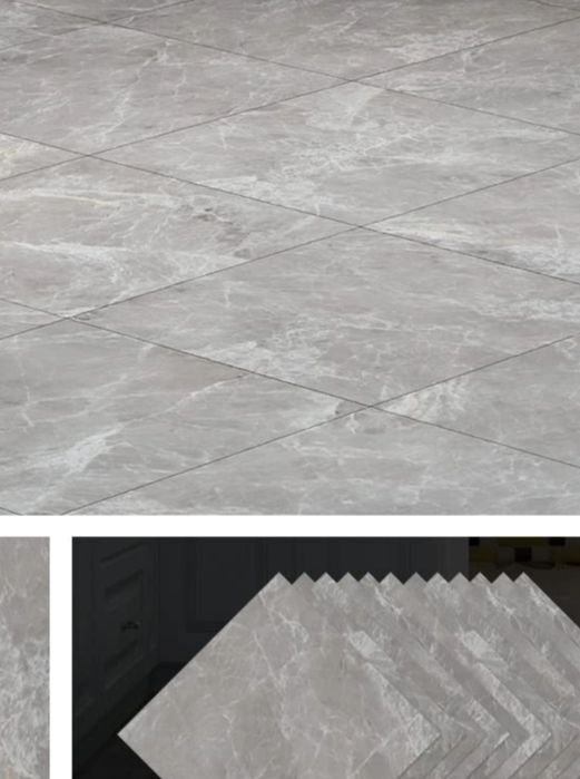 Livelynine 32 Płytki Podłoga winylowa Płytki wygląd Szare 30CM X 30CM