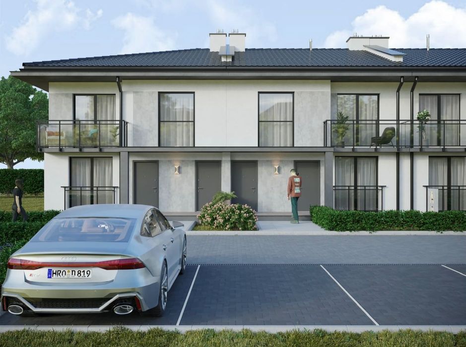 Podwójna ściana między segmentami z izolacją akustyczną |60 m2| Dębica