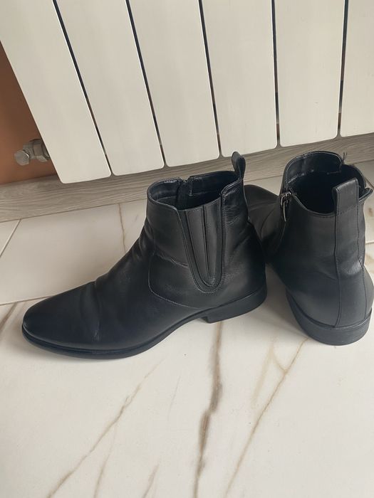 Męskie Kazar czarne skóra 41