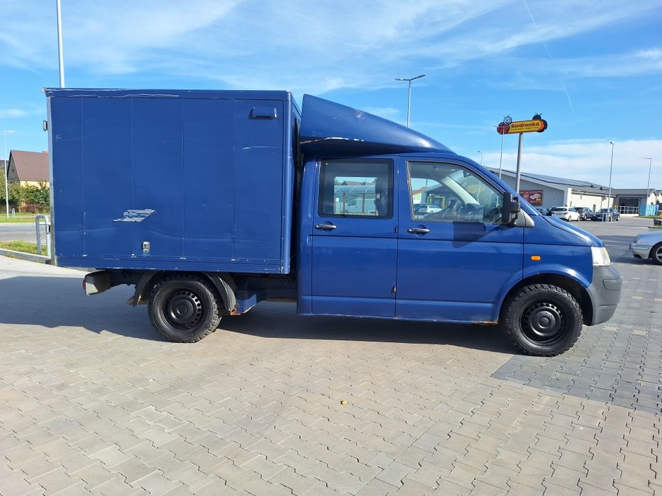 Transporter T5 4motion 4x4 syncro blokada mostu 6os.  doka brygadówka