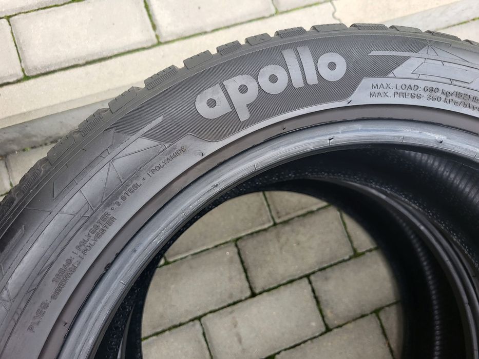 4x Opony Zimowe 205/55/17 Apollo Aspire XP Winter Bieżnik 7mm
