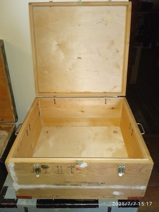 Ящик деревянный 0,62*0,62*0,4 м комод сундук военный СССР