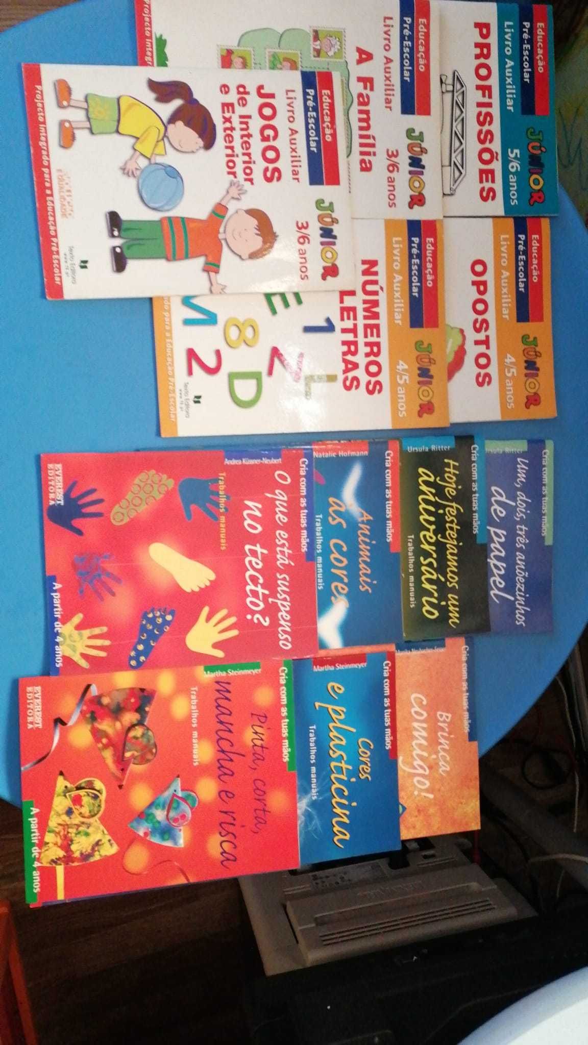 Livros com atividades para realizar com crianças