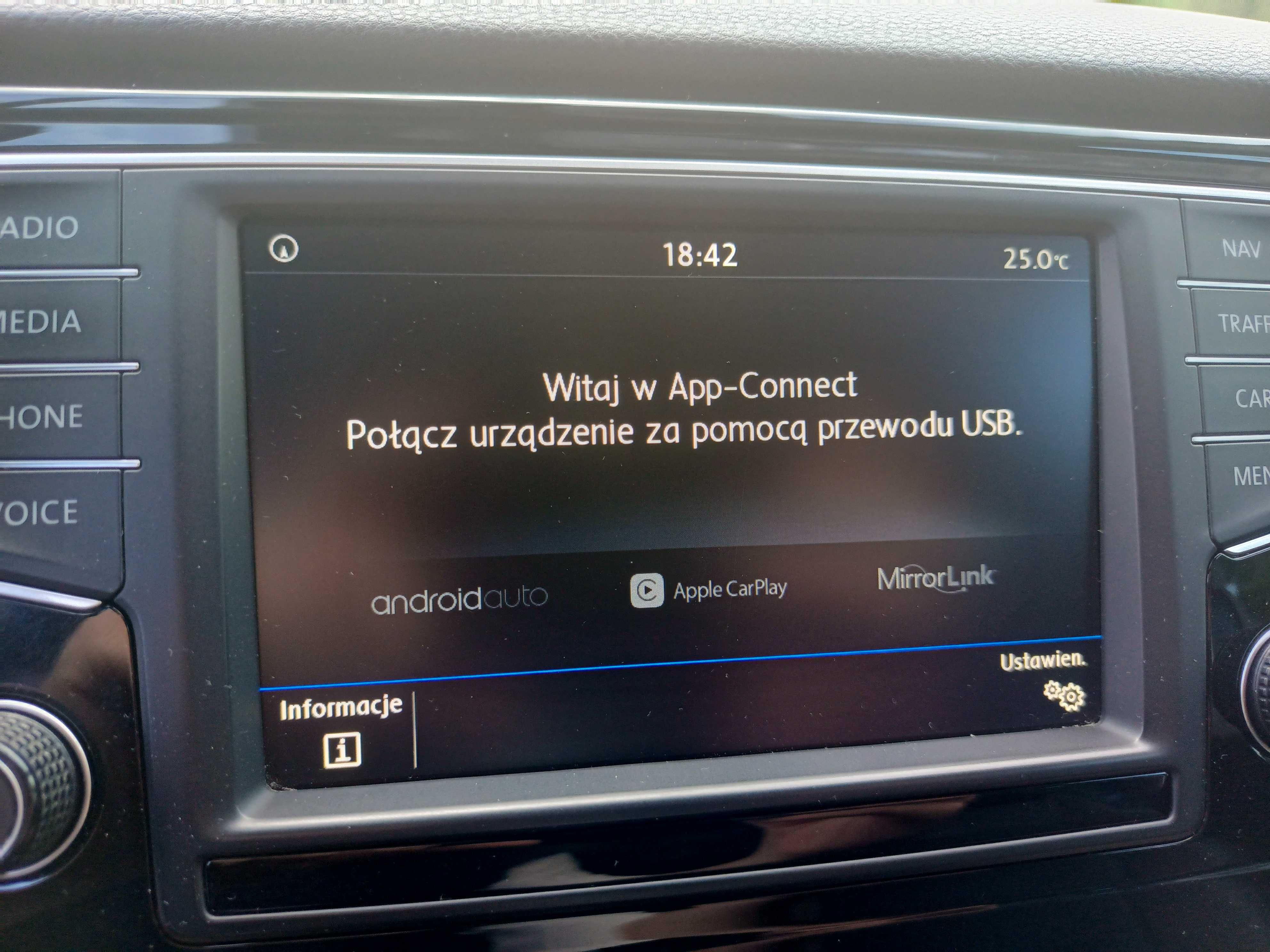 Aktywacja AppConnect AndroidAuto CarPlay SmartLink Audi VW Skoda Seat
