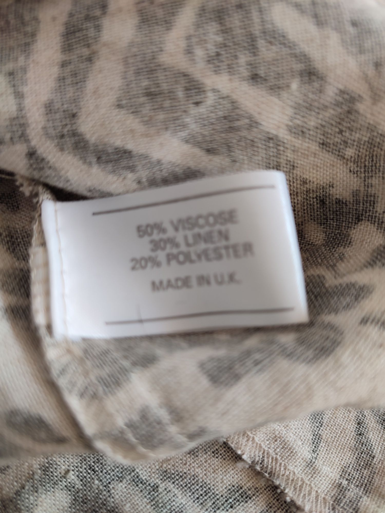 Kostium dwuczęściowy XL len wiskoza