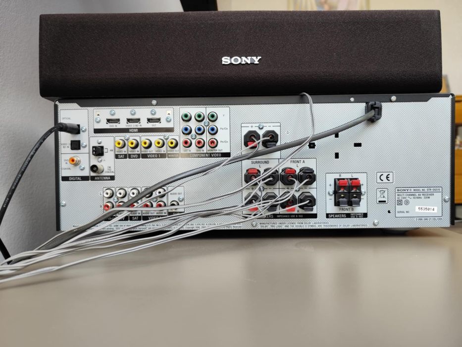Zestaw kina  domowego SONY 5.0 amplituner STR-DG510