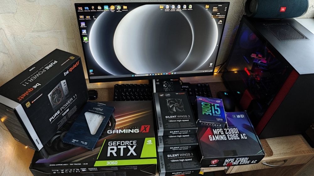 Кастомний ПК NZXT MSI z390i intel i5 9600k RTX 3060 16/512 gb PC