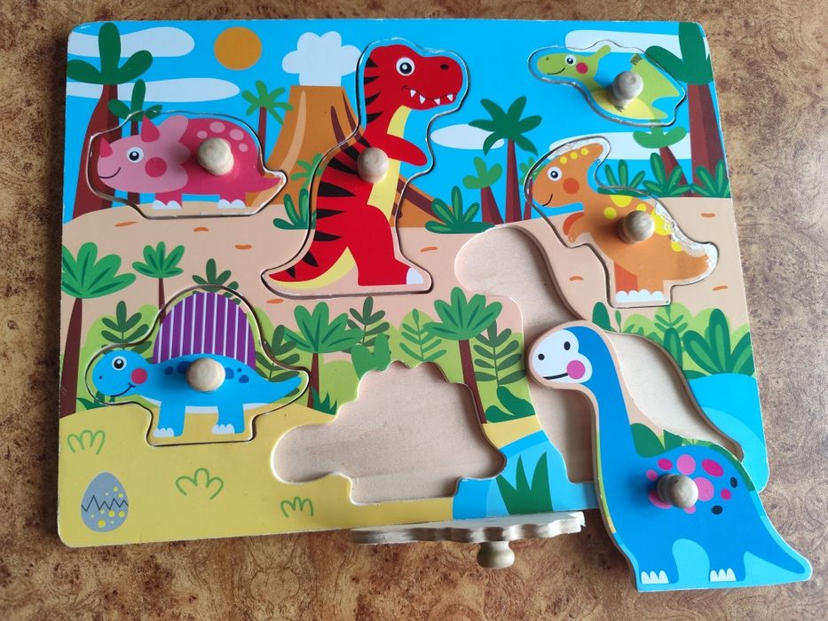 Дерев'яний сортер пазли звірочепи