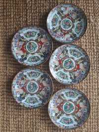 Chińska porcelana, 5 talerzy