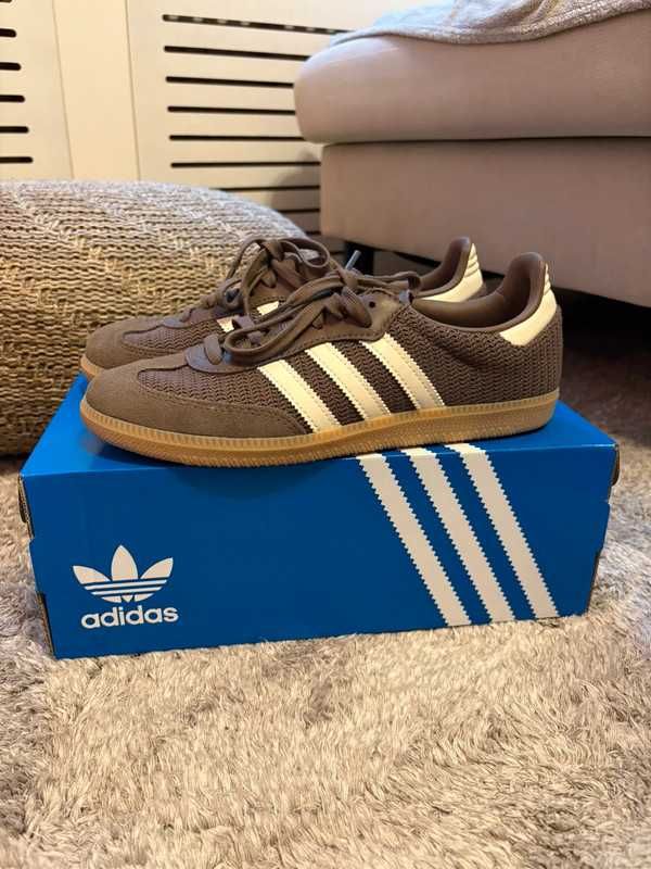 Buty codzienne adidas SambaOG Brown Espadryle R.38