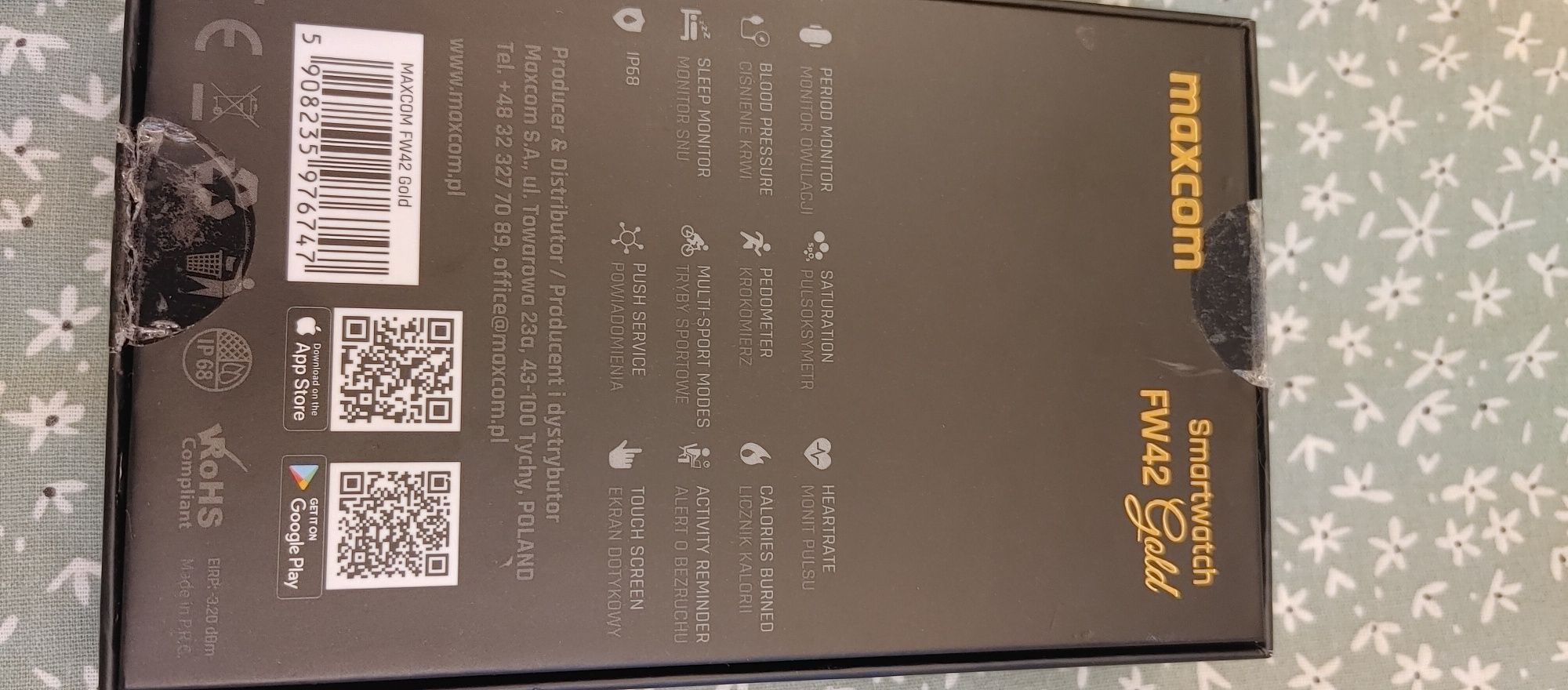 Smartwatch Maxcom FW42 Gold