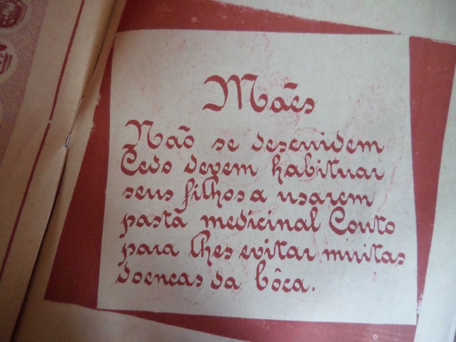 Panfleto Publicitário antigo