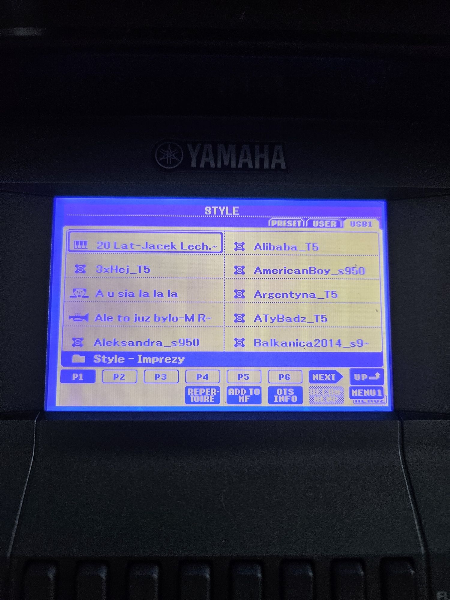 Yamaha psr-s670 style zestaw