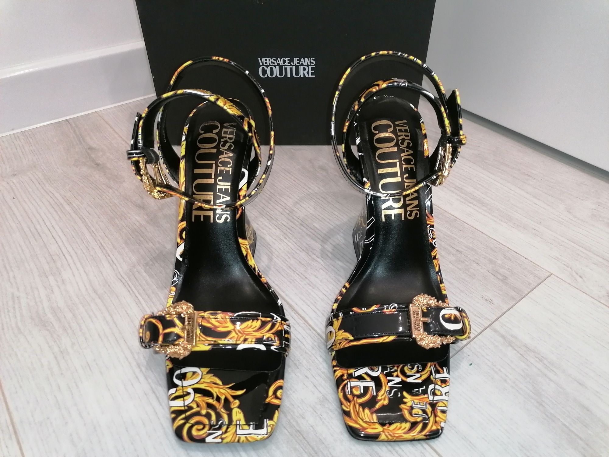 Sandaly  Damskie  NA Obcasie  VERSACE JEANS COUTURE r. 41